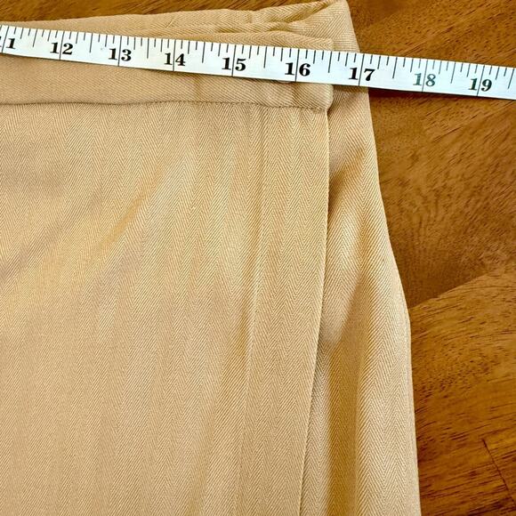 Eileen Fisher Tan Silk Maxi Skirt and Jacket Set - Picture 14 of 16